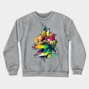 t rex fruit hat Crewneck Sweatshirt